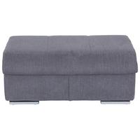 Taburetka MULTI, tmavosivá - grafitová/chrómová, Modern, kov/textil (100/43/80cm) - Luca Bessoni