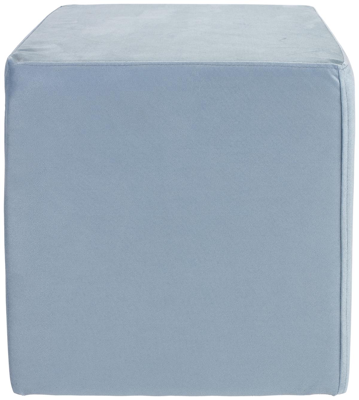 Hocker Betty - Mintgrün, Basics, Textil (45/45/45cm) - Ondega