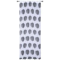 Fertigvorhang Elise - Schwarz/Weiß, MODERN, Textil (140/245cm) - Luca Bessoni