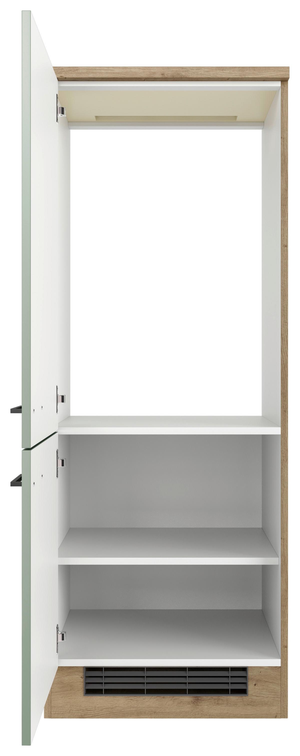 SKRINKA NA VSTAVANÉ SPOTREBIČ CARA DGIT 60 - čierna/zelená, Konventionell, kov/kompozitné drevo (60/160,6/60cm) - FlexWell