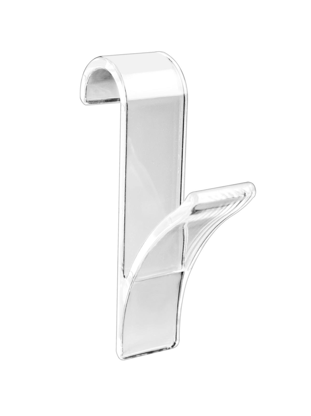 Haken Haken 4468161100 - Transparent, KONVENTIONELL, Kunststoff (2,5/10,5/7cm) - Wenko