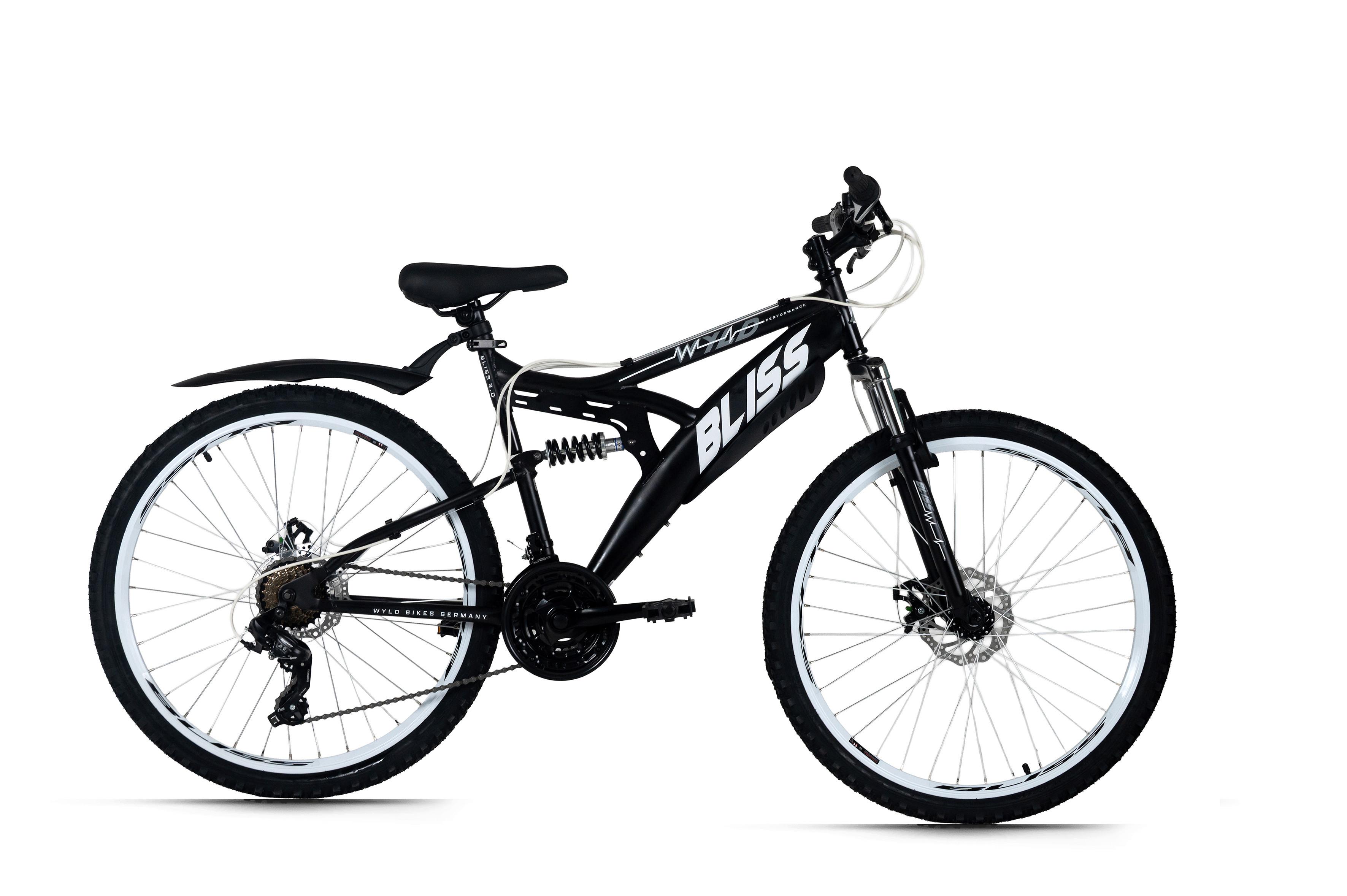WYLD Mountainbike Fully Bliss schwarz/Weiß 26'' - Schwarz, MODERN, Metall (25/140/60cm)