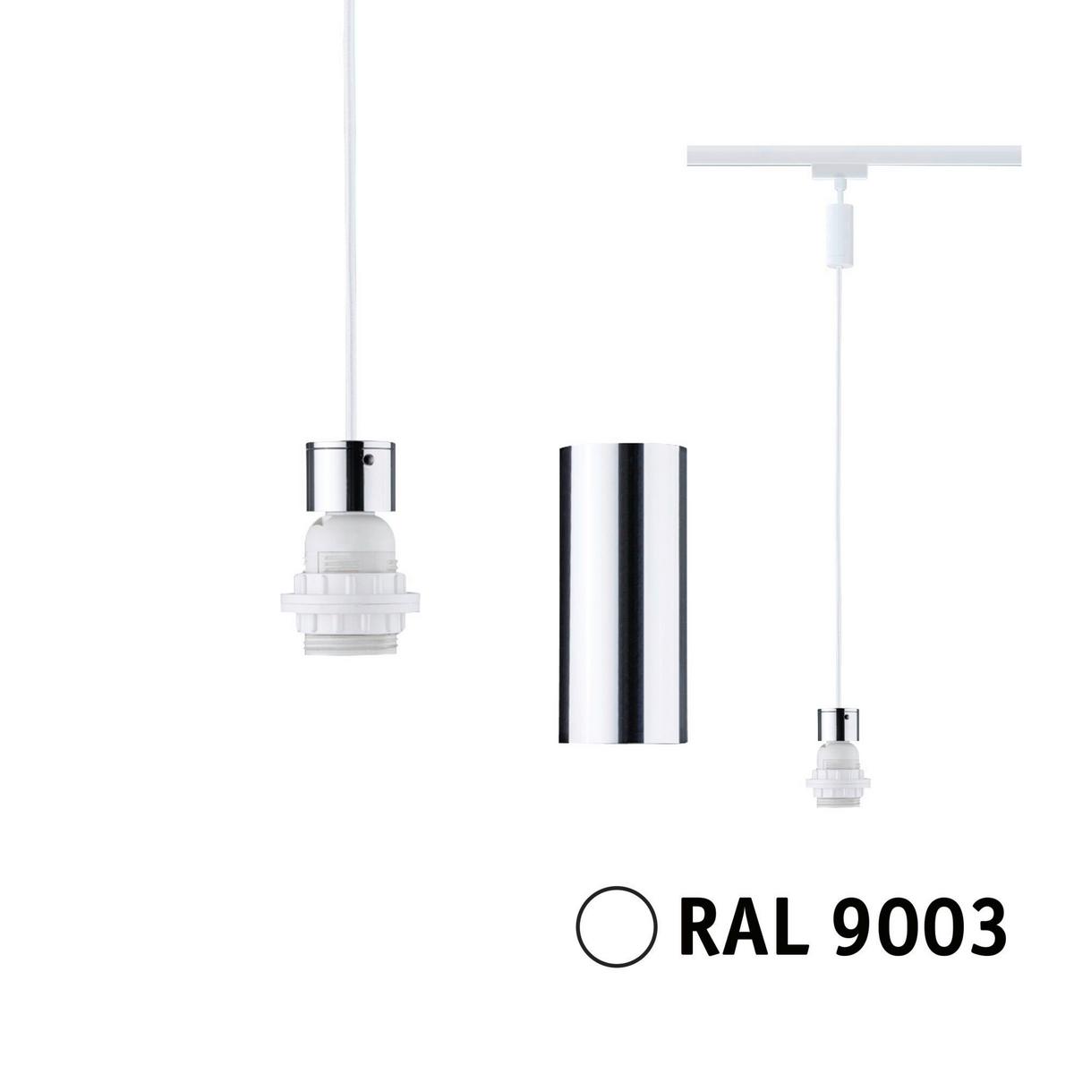 Schienensystem-Hängeleuchte 94887 Urail 2easy Sw - Basics (5,8/150cm) - Paulmann