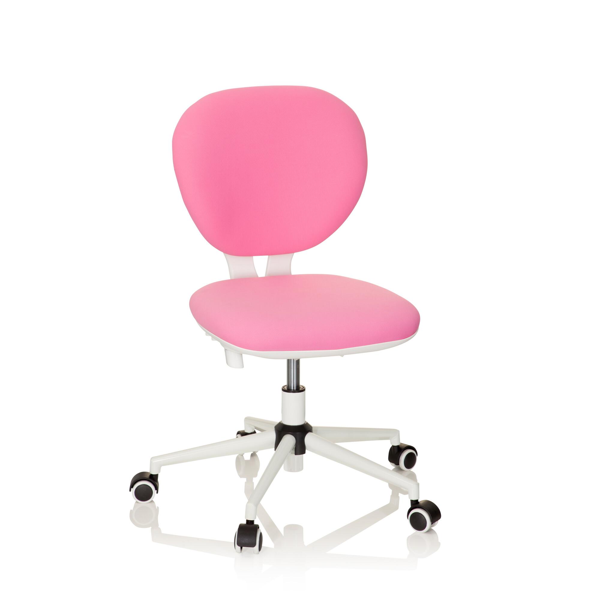 Jugenddrehstuhl Kid Vivo Stoff Pink - Pink, Basics, Kunststoff (43/82-95/56cm) - MID.YOU