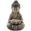 Buddha Akesha - Creme/Grau, KONVENTIONELL, Stein (24/21/42cm) - Ombra Buddha Akesha - Creme/Grau, KONVENTIONELL, Stein (24/21/42cm) - Ombra