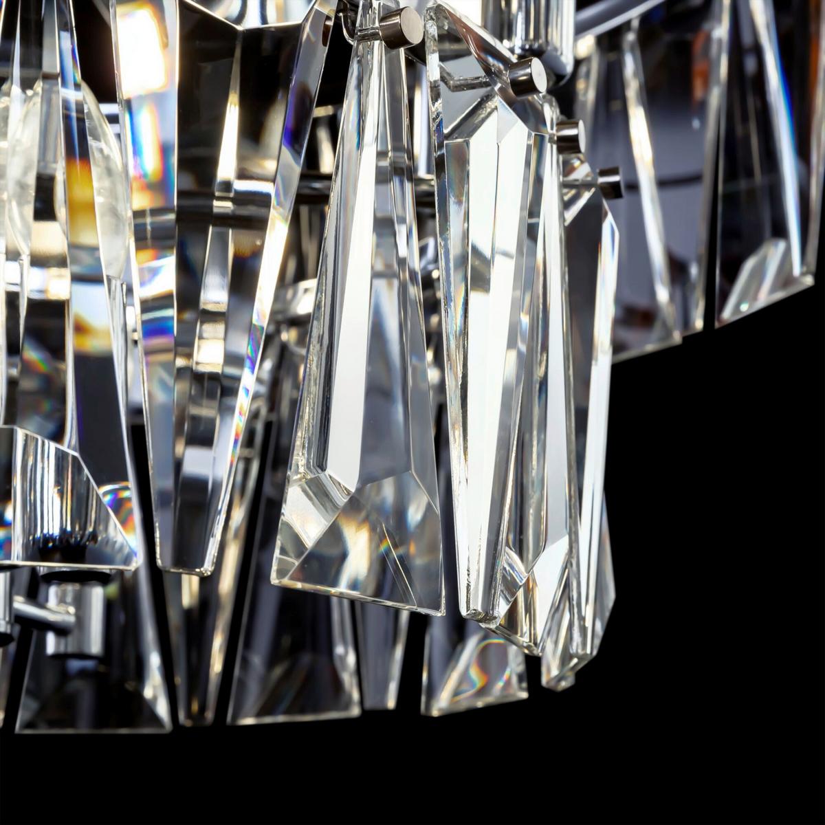 Pendelleuchte Puntes - Chromfarben, Basics, Glas/Metall (68/37/68cm) - MAYTONI