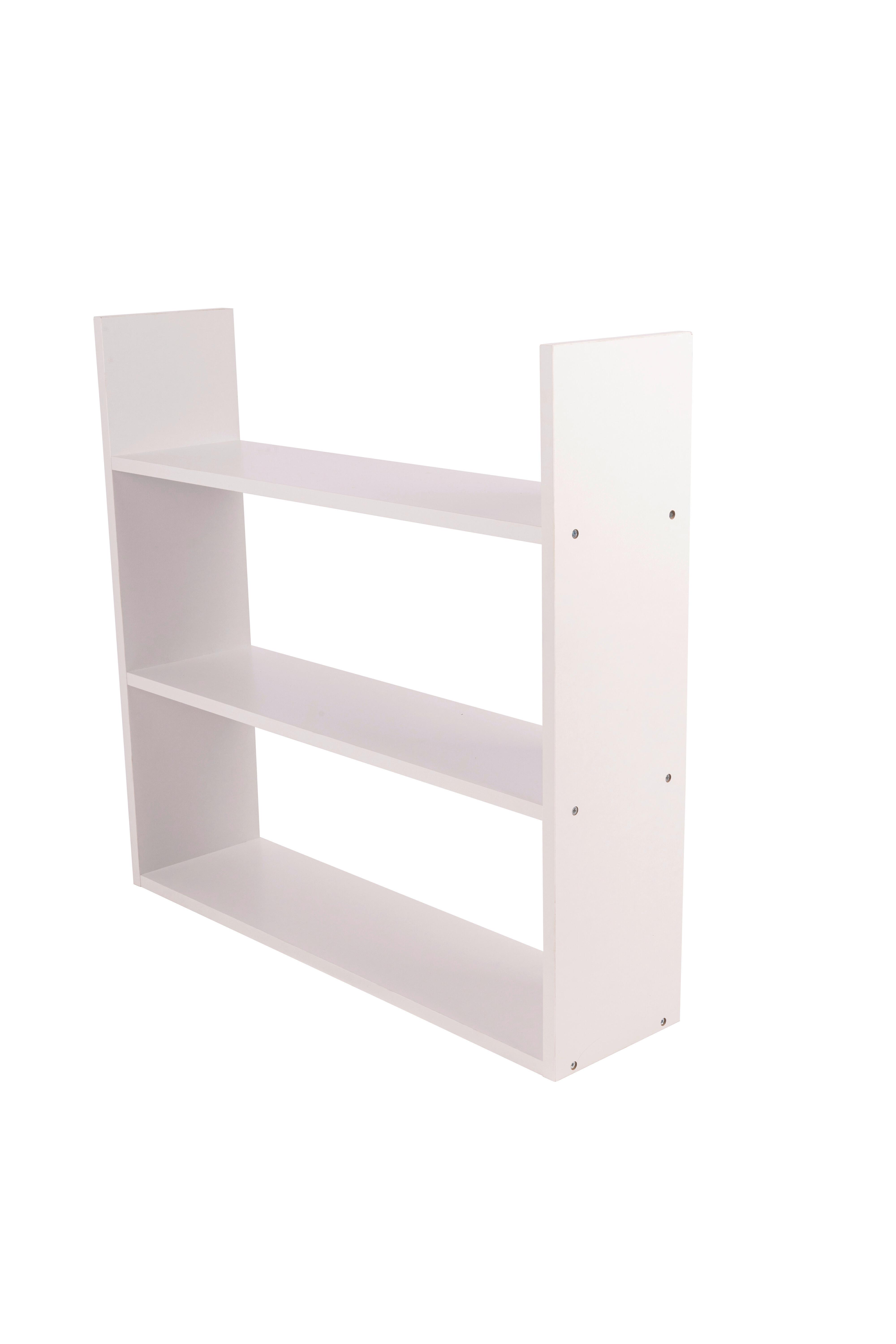WANDREGAL Hannah Weiß B: 70cm - Weiß, Basics, Holzwerkstoff (70/18/67cm)