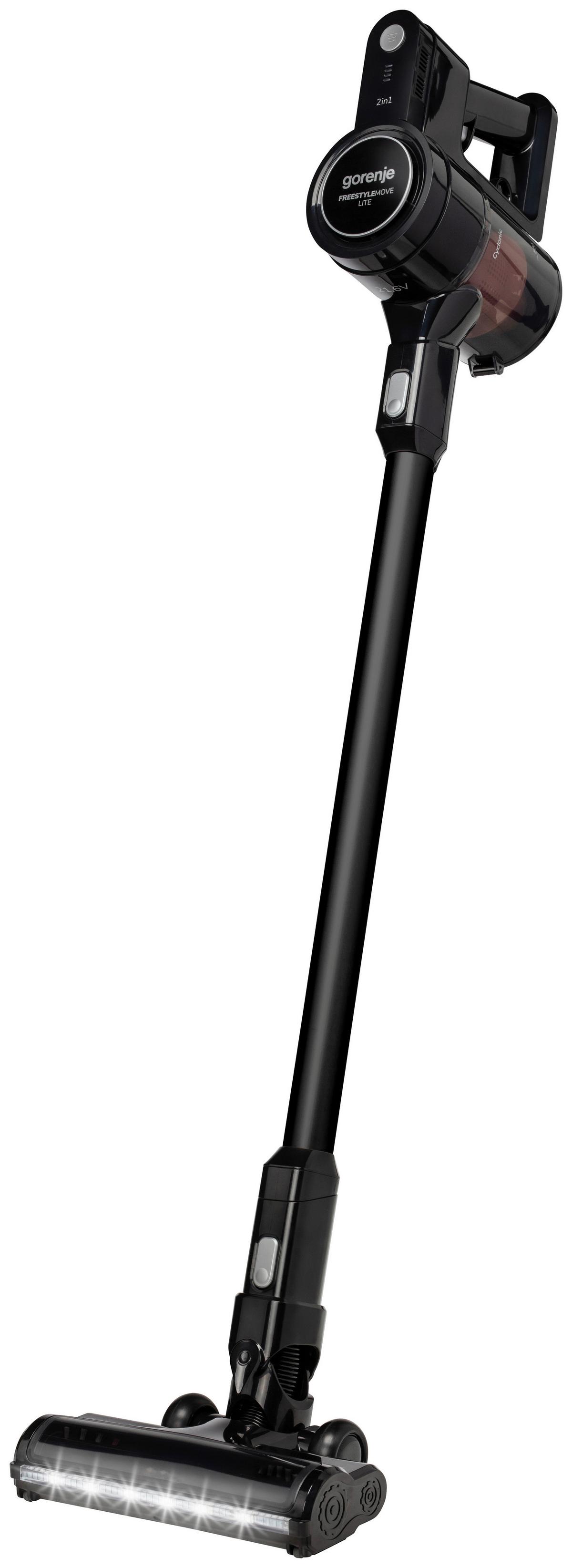 Akku-bodenstaubsauger,0,5 L Svc216fmlbkii - Schwarz, Basics, Kunststoff (25/111/22cm) - Gorenje