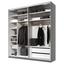 Schwebetürenschrank 225 cm Includo - Anthrazit/Weiß, MODERN, Holzwerkstoff (225/222/68cm) Schwebetürenschrank 225 cm Includo - Anthrazit/Weiß, MODERN, Holzwerkstoff (225/222/68cm)