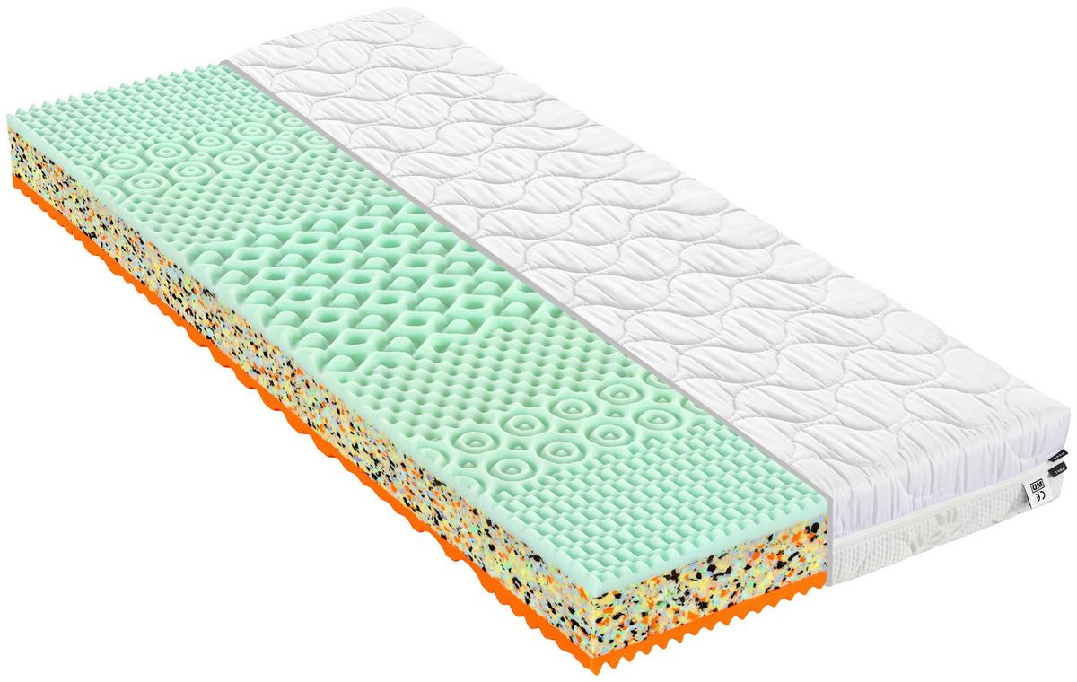matrac Bamboo DUO XL 90/200cm, H3/H4 - biela, textil (90/200cm) - Primatex