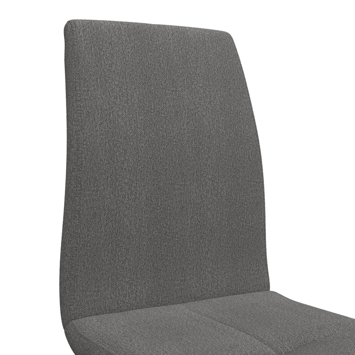 Schwingstuhl Tristan Webstoff anthrazit, B: 41cm - Anthrazit/Schwarz, MODERN, Holz/Textil (41/102/58cm) - James Wood