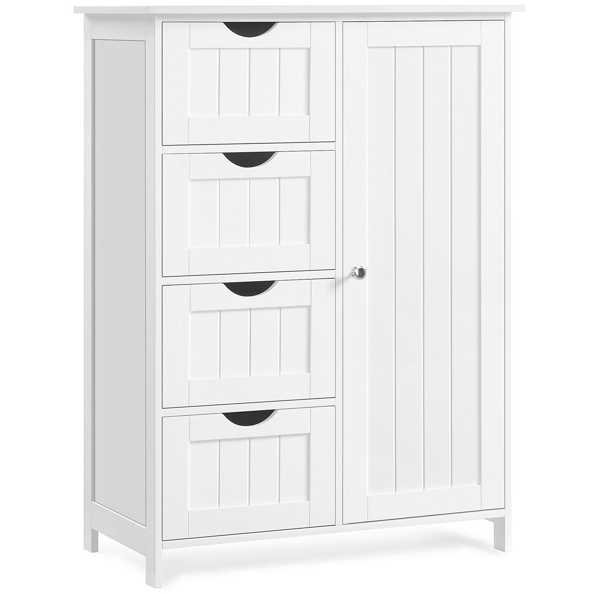 Midischrank Bathroom Cabinet - Weiß, MODERN, Holzwerkstoff (65/90/35cm) - MID.YOU