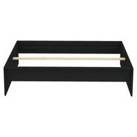Unit Elements Bettrahmen 160x200 cm Anthrazit - Anthrazit, KONVENTIONELL, Holzwerkstoff (160/200cm) - Ondega