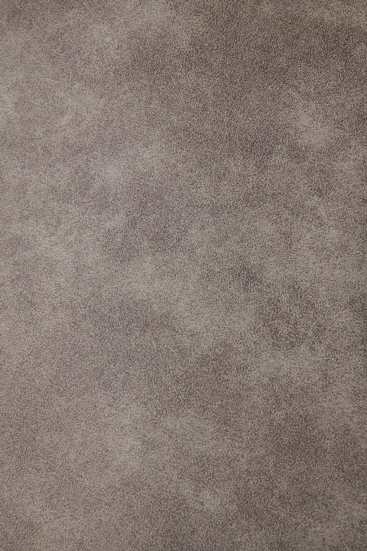 Armlehnstuhl Emilia Webstoff braun, B: 55cm - Schwarz/Braun, MODERN, Holz/Textil (55/88/65cm)