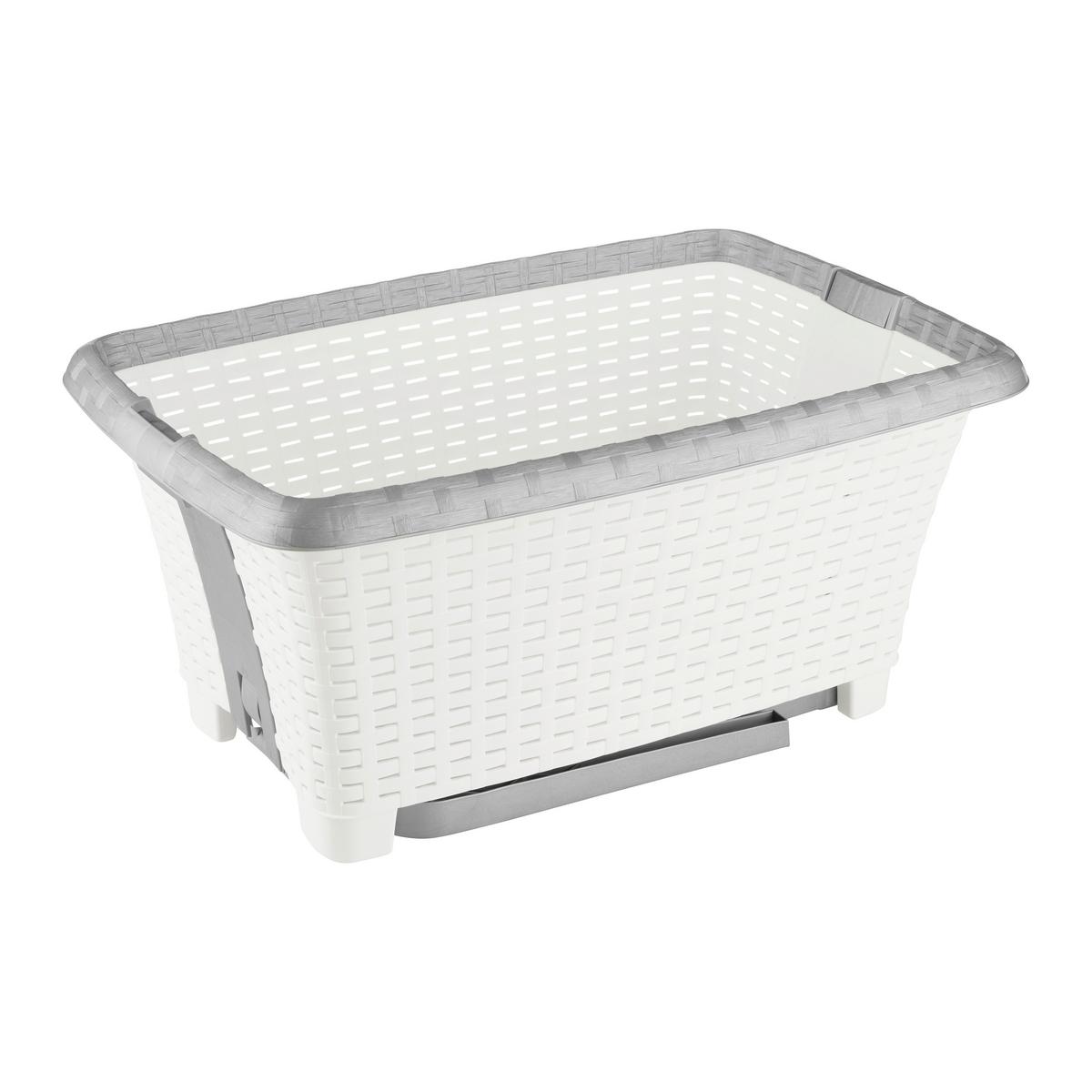 Koš na prádlo ANNA - bílá, Konvenční, plast (60/40/60cm) - Mömax