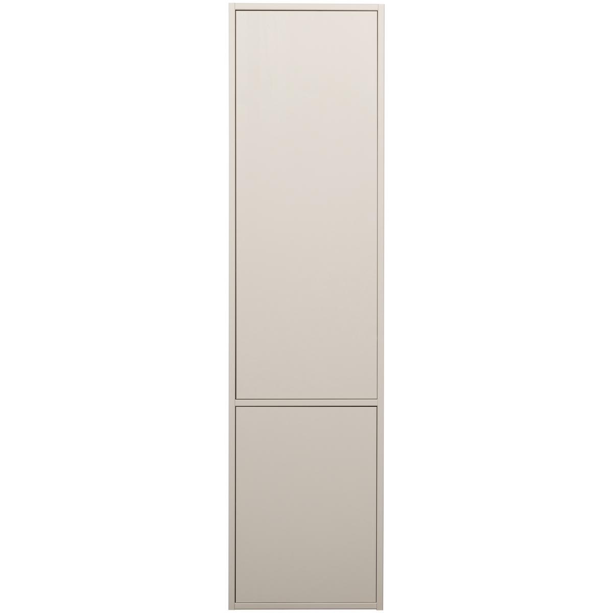 Mehrzweckschrank Meggy Grau B: 55 cm - Grau, Design, Holz (55/215/40cm) - Livetastic