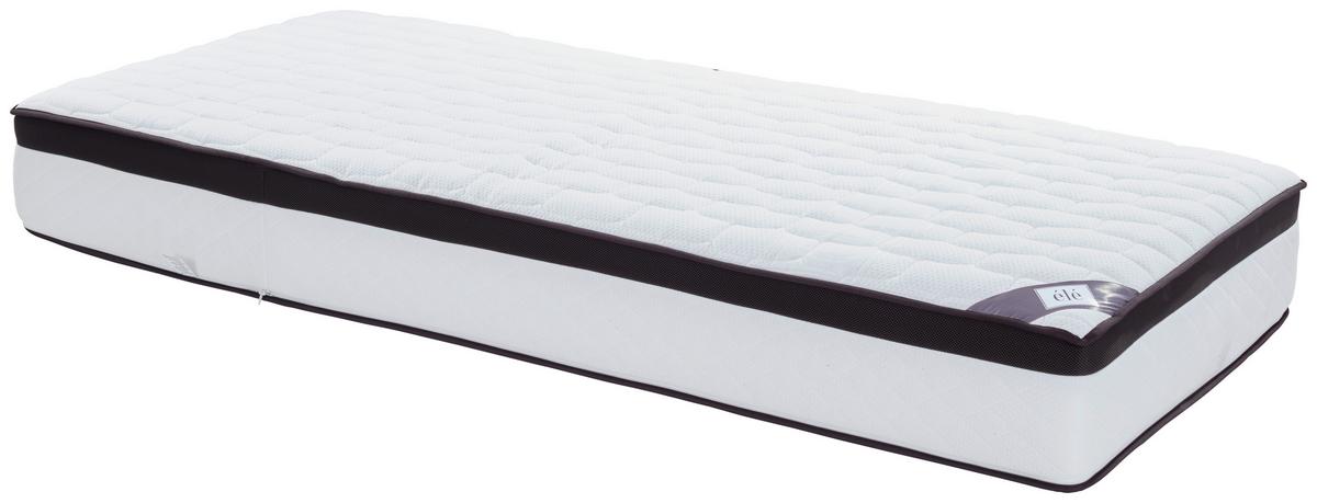 Taschenfederkernmatratze Pluma Coco 120x200 cm H3 H: 27 cm - Weiß, Textil (120/200cm) - Ele