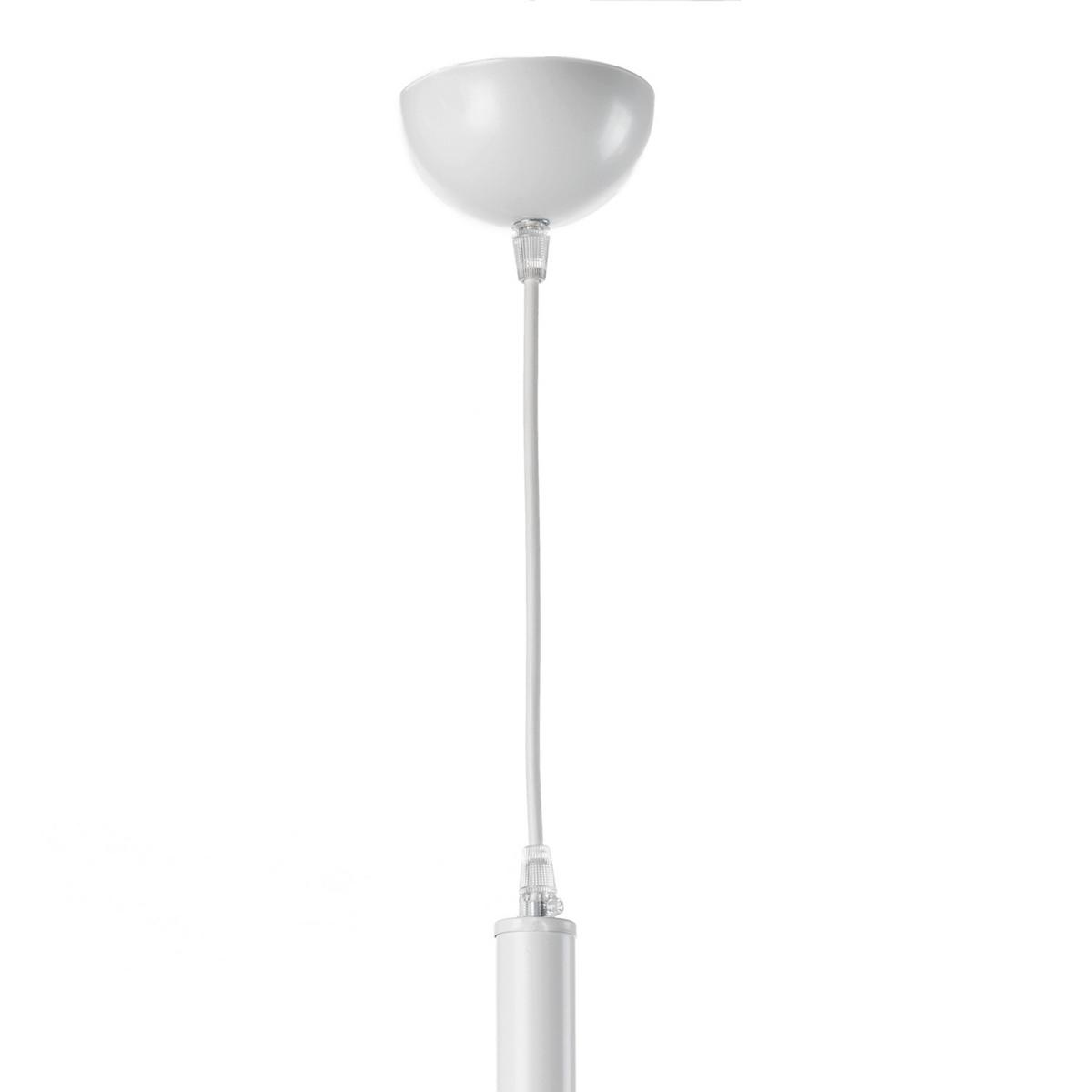 Hängeleuchte Weiß D: 40 cm 22w - Weiß, KONVENTIONELL, Metall (40/140cm)