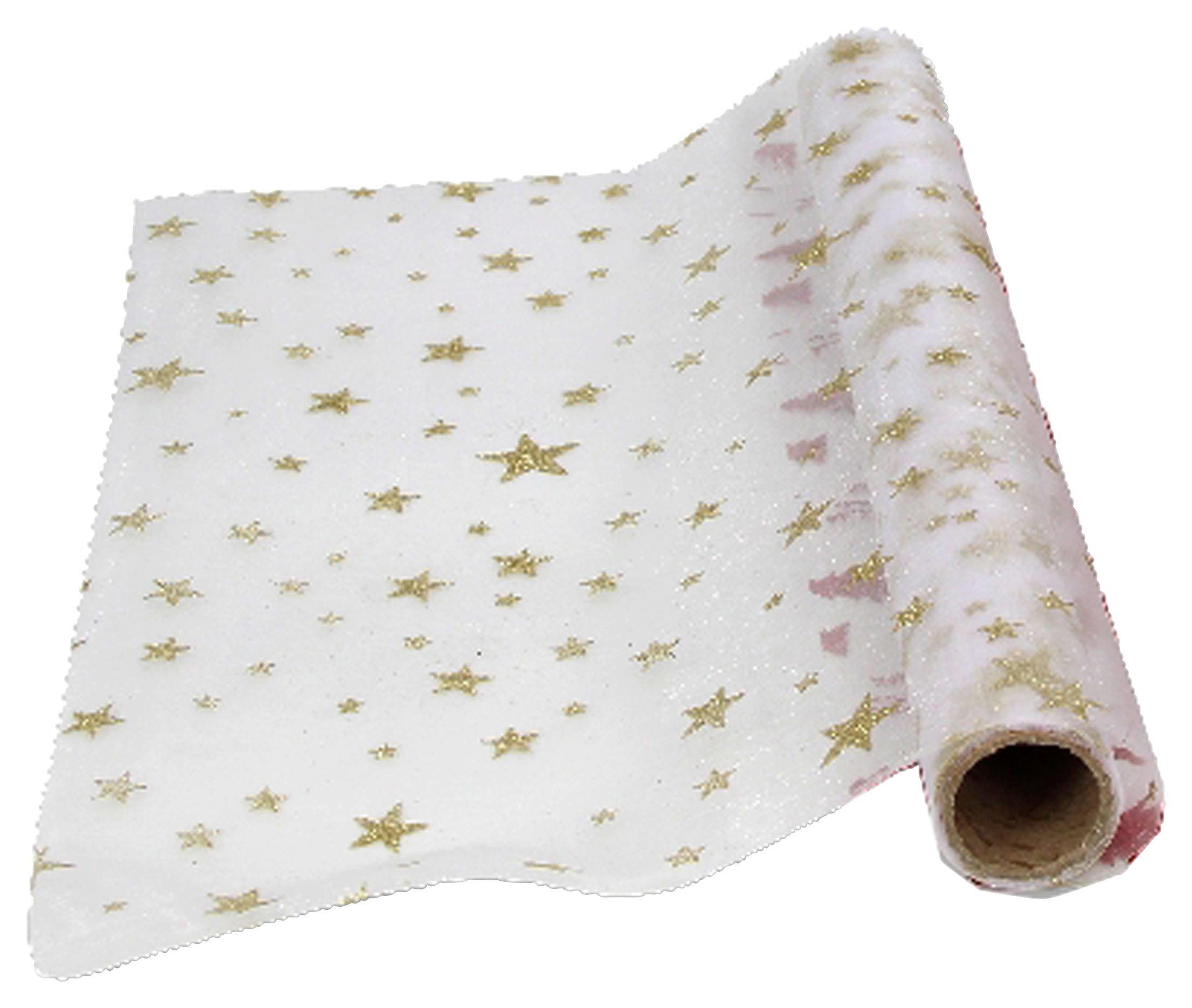 Dekoranyag 16153 - Arany/Ezüst, modern, Textil (36/300cm)