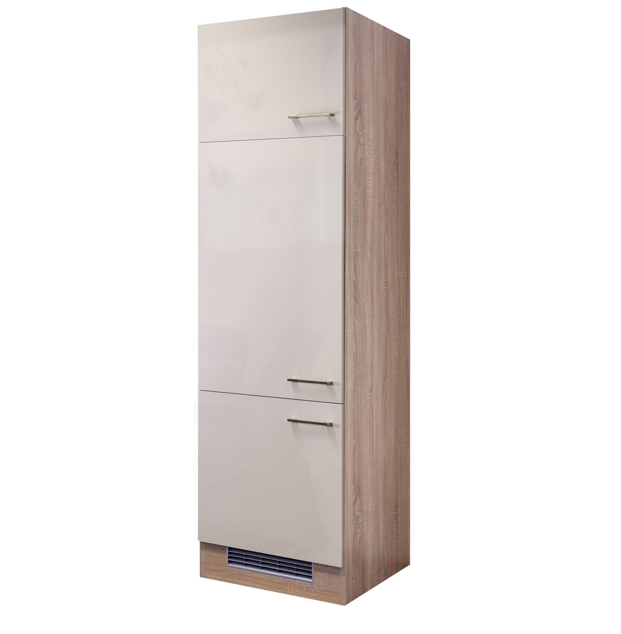 Kühlschrank-Umbauschrank Nepal B: 60 cm Kaschmir Glanz