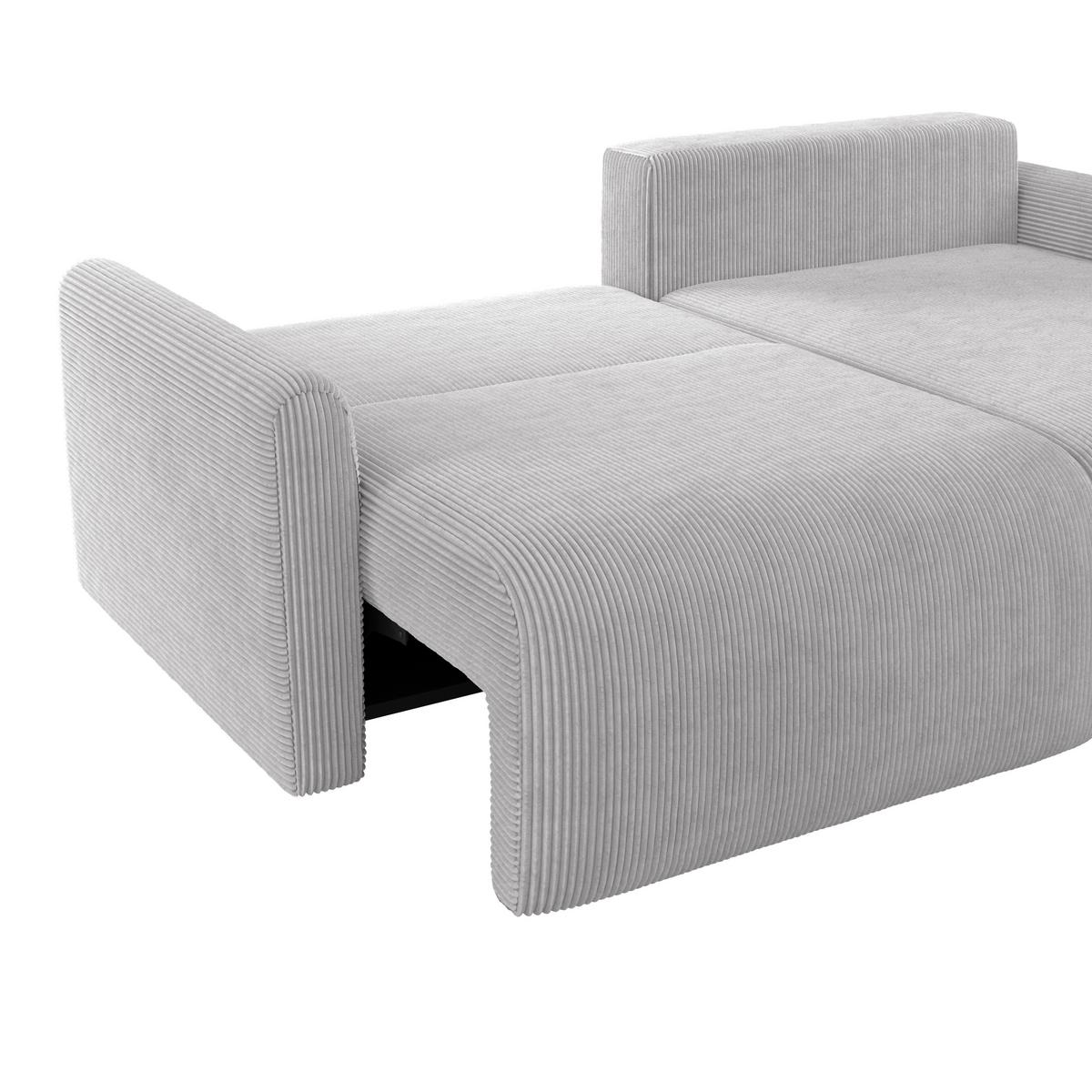 Ecksofa Josh Hellgrau S: 229x146 Cm - Hellgrau, Trend, Textil (229/146cm)