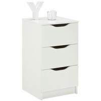 Kommode Grifflos B 40cm Westphalen, Weiß - Weiß, LIFESTYLE, Holzwerkstoff (40/71/40cm) - MID.YOU