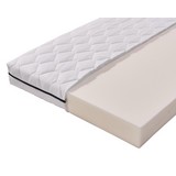 Komfortschaummatratze Base H3 90x200 - Weiß, MODERN, Textil (200/90cm) - Primatex