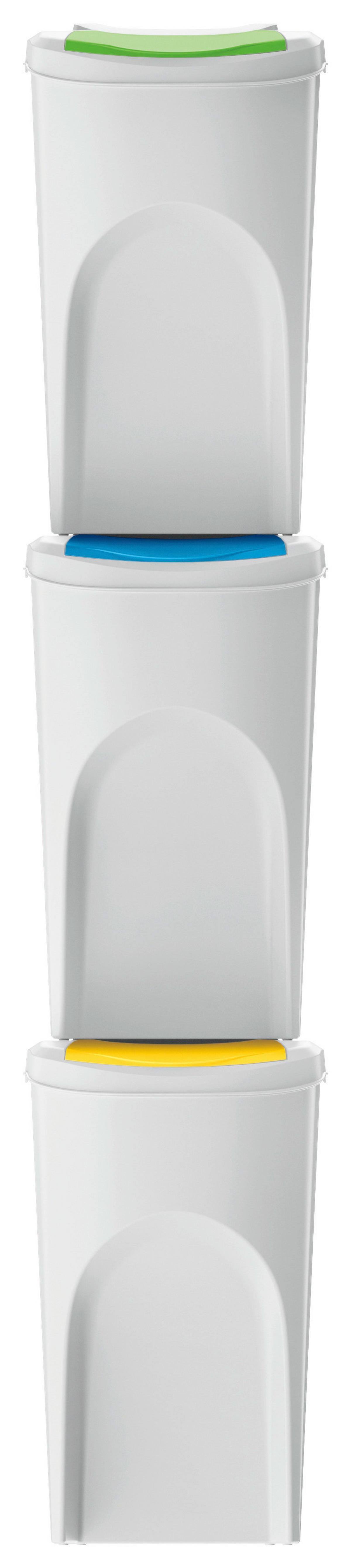 Szemetes Jennifer Kb. 35l - zsályazöld/pasztellkék, Konventionell, műanyag (39,2/29,3/62cm)