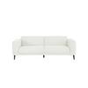 3-Sitzer-Sofa Oslo Weiß B: 218 cm - Schwarz/Weiß, Design, Textil (218/77/93cm) - MID.YOU