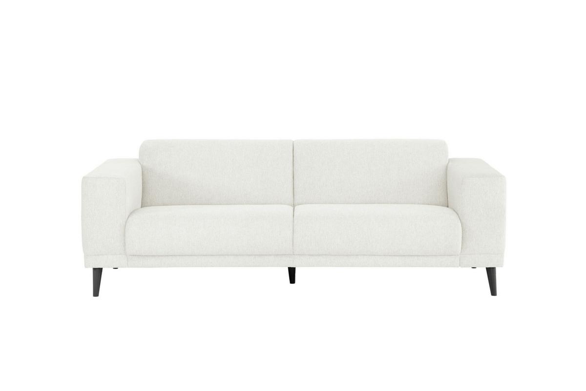 3-sitzer-sofa Oslo Weiß B: 218 Cm - Schwarz/Weiß, Design, Textil (218/77/93cm) - MID.YOU