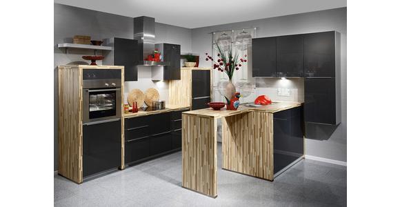 Einbauküche Fargo individuell planbar - Platinfarben/Silberfarben, MODERN, Holzwerkstoff - Vertico