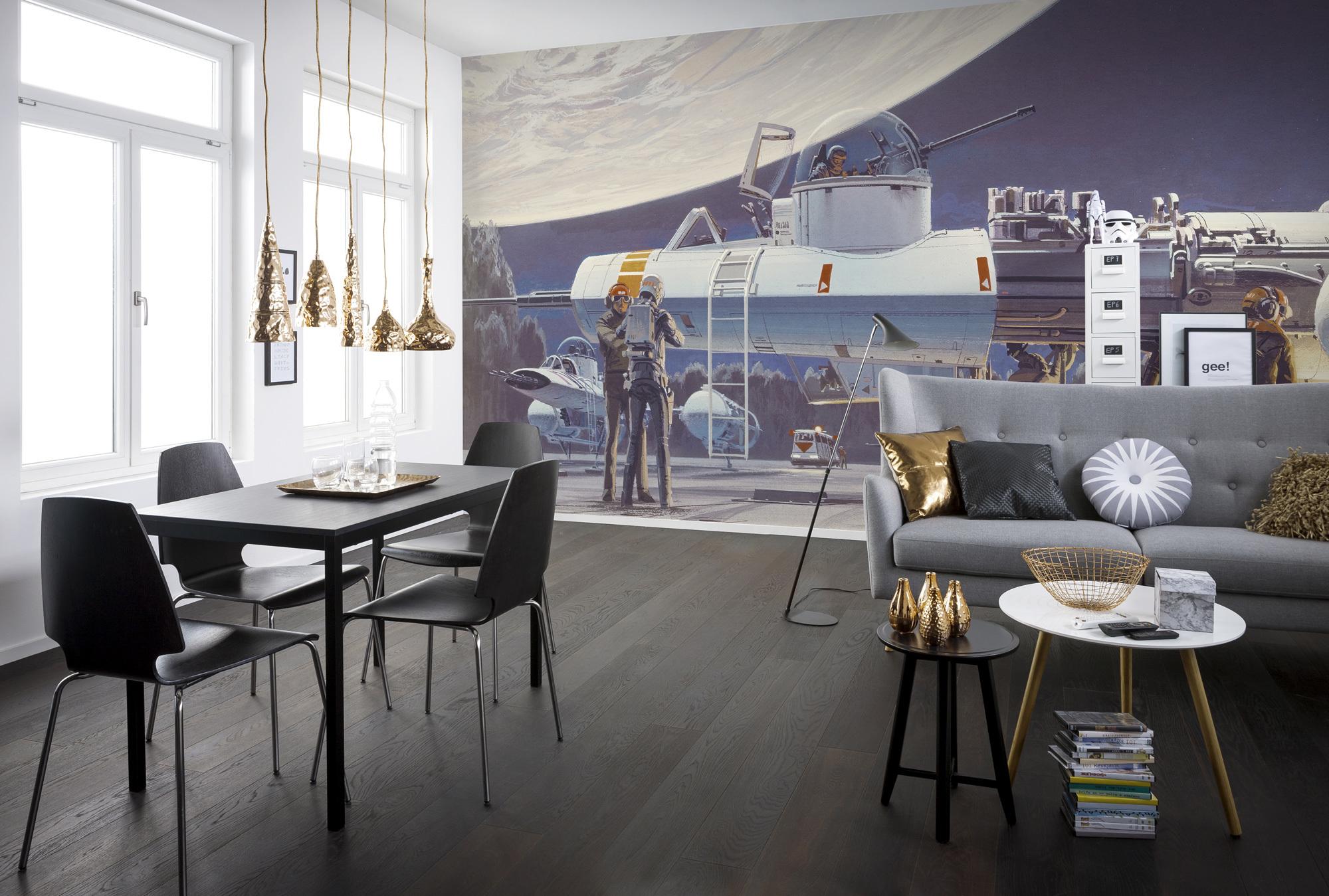 Fototapete Star Wars Yavin Y-Wing - Multicolor, Trend, Textil (500/250cm)