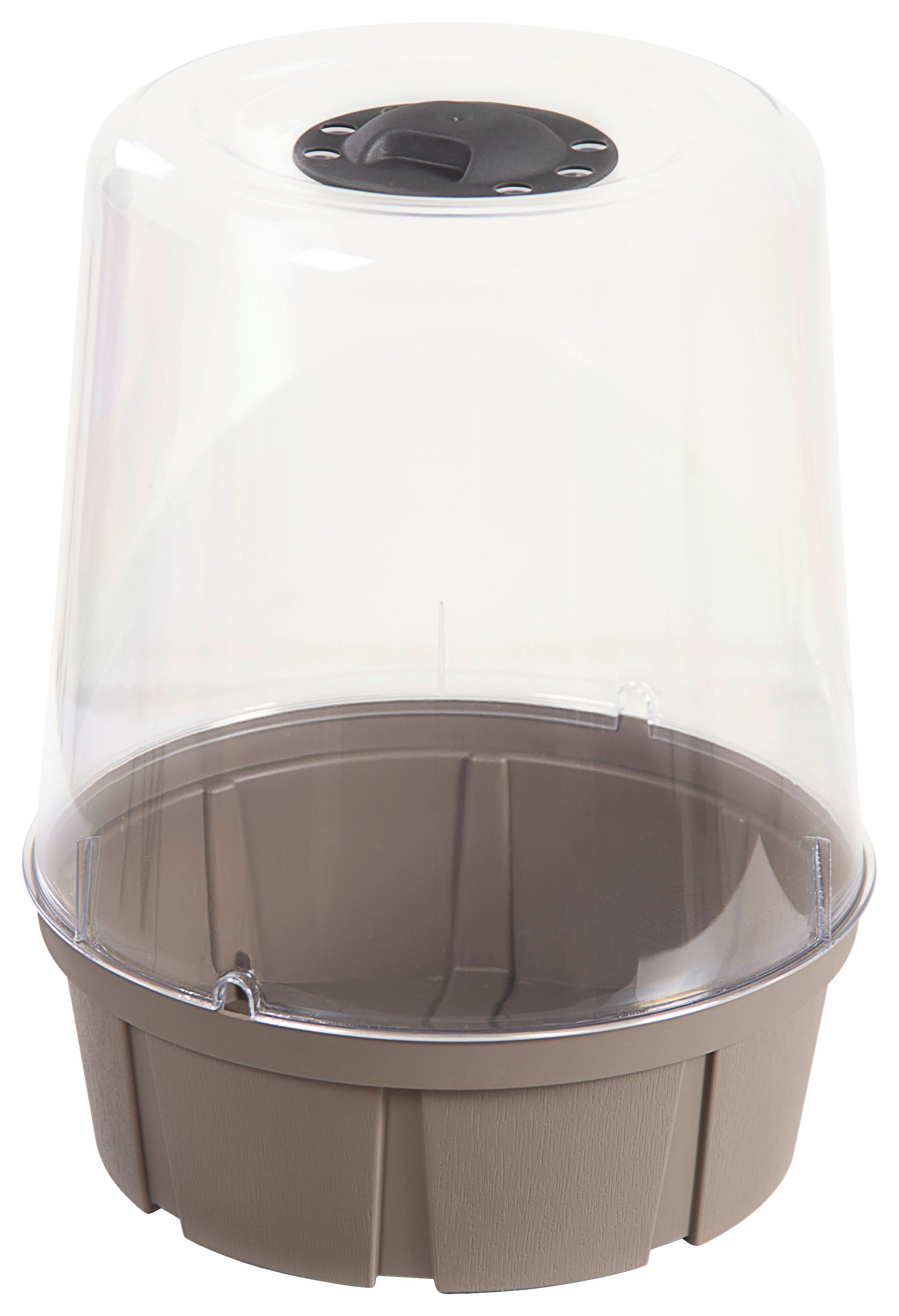 Anzuchtbeet Kunststoff 6 L D: 23,5 Cm - Taupe, Basics, Kunststoff (23,5/32,5/23,5cm)