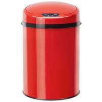 Odpadkový koš ECHTWERK SENSOR - černá/červená, Konvenční, kov/plast (24,5/37,5cm) - Echtwerk