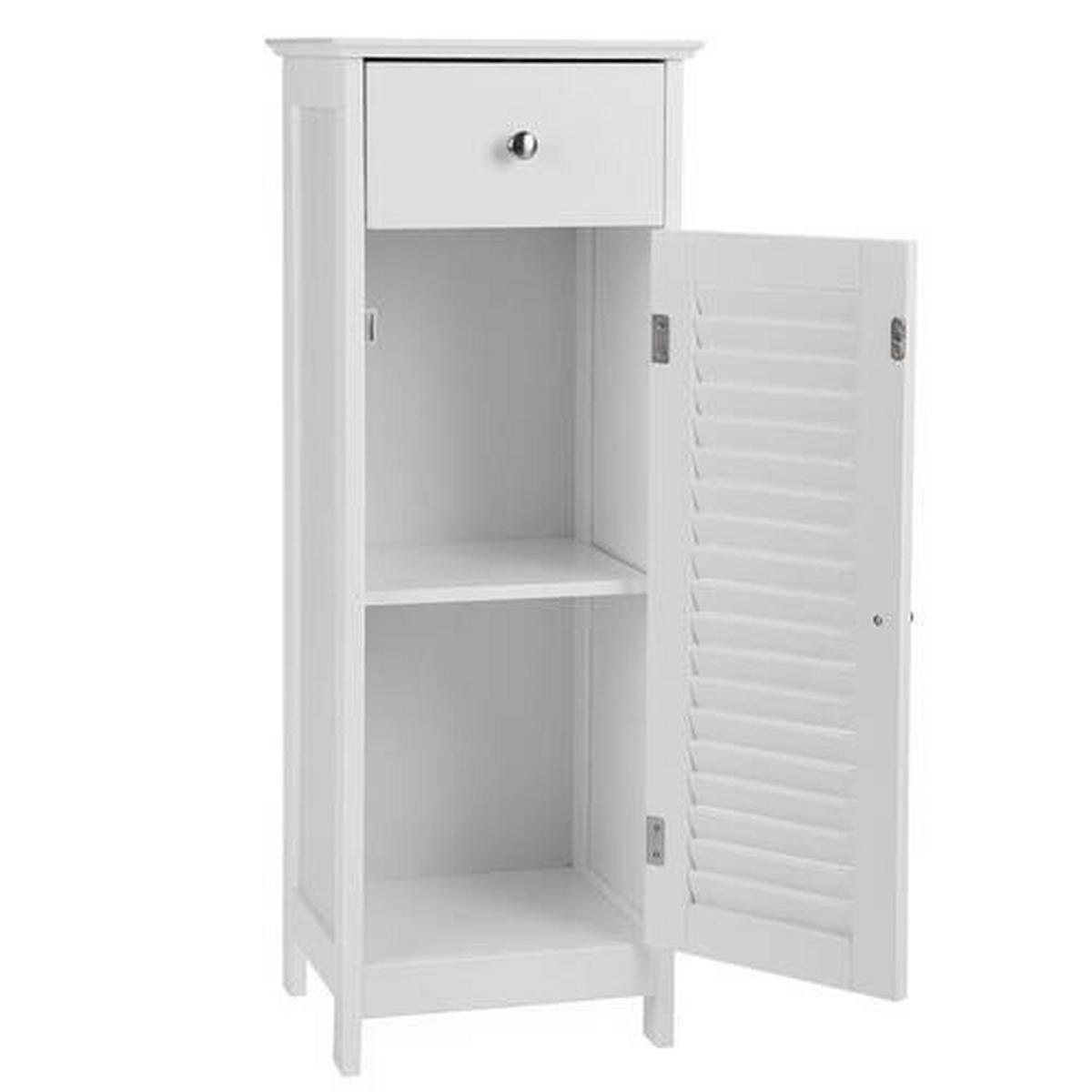 Kommode Kommode B: 32 Cm Weiß - Weiß, Trend, Holzwerkstoff (32/87/30cm) - Boxxx