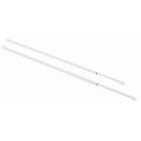 VITRÁŽNÍ TYČKA Simple, 80-120 cm - bílá, kov (80-120cmcm) - Modern Living