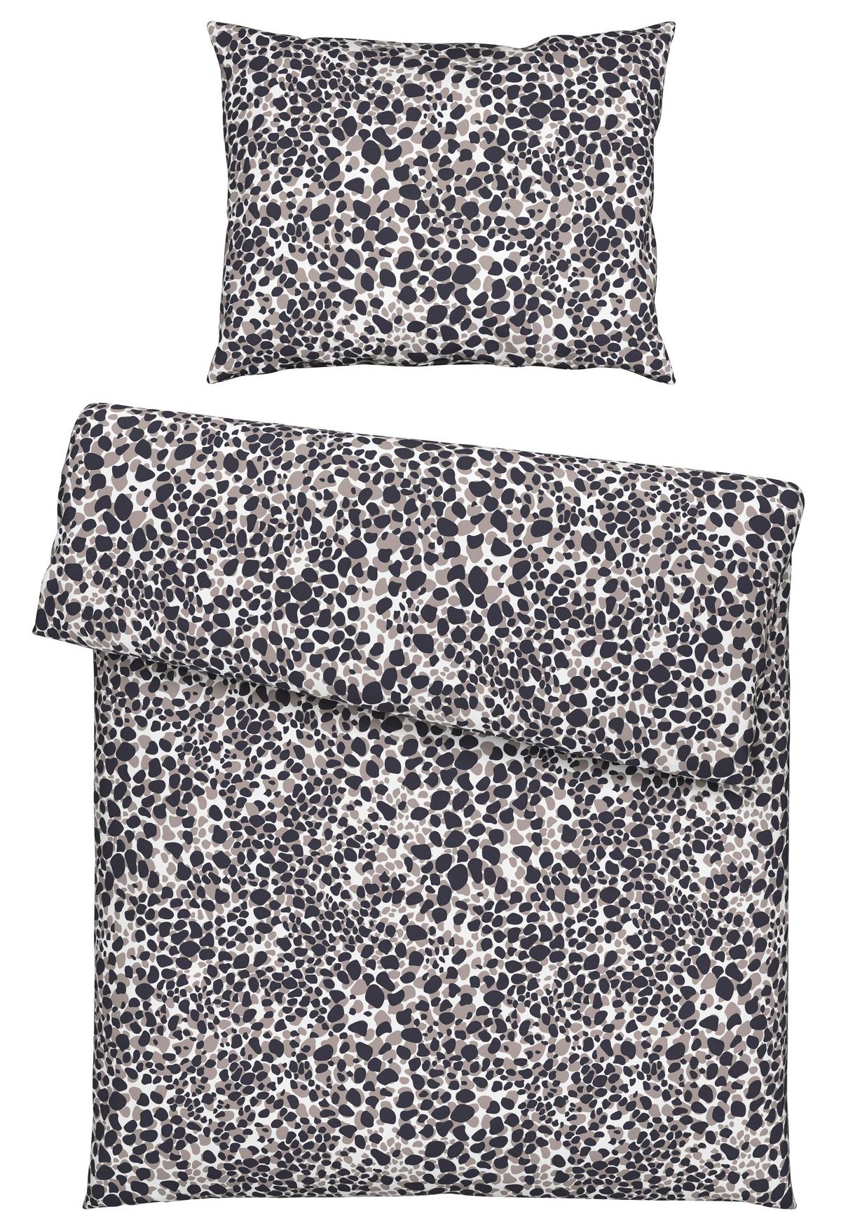 Povlečení Stony Frames, 140/200cm - šedá, Romantický / Rustikální, textil (140/200cm) - Modern Living