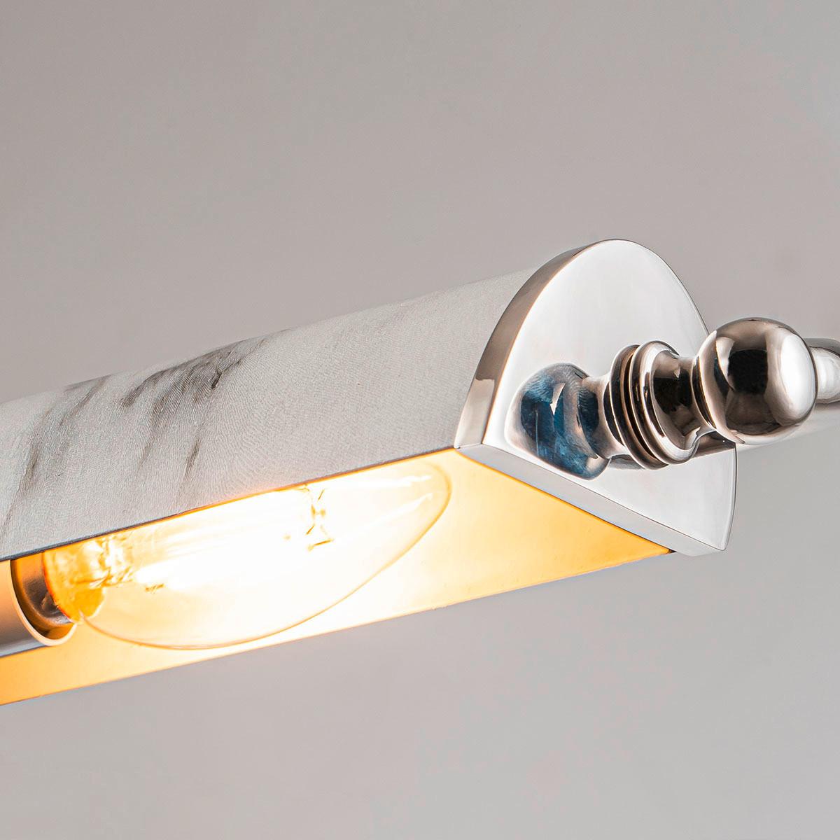 Képmegvilágító Lámpa Winchfield-Pll-Pn-Wm - nikkelszínű, Konventionell, fém (12.7/70.3/31.8cm) - Elstead Lighting