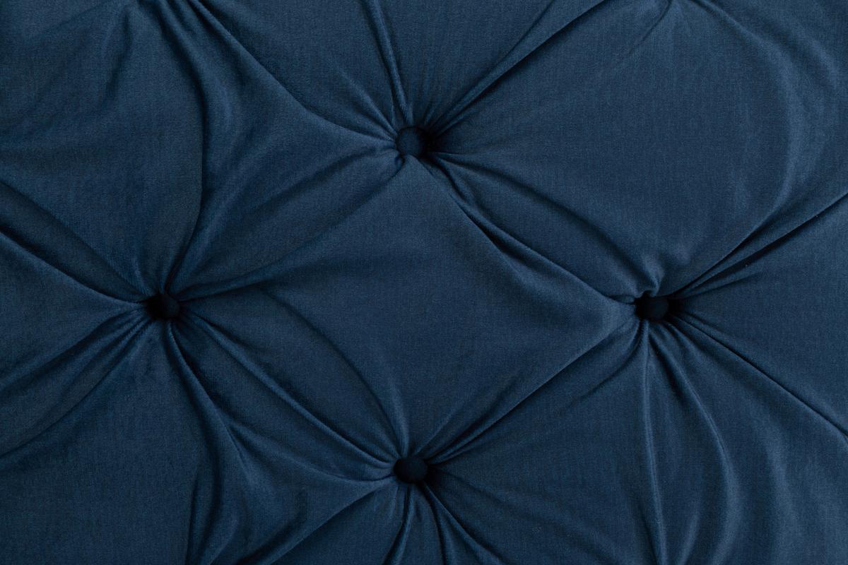 Hocker Cupido - Schwarz/Dunkelblau, Design, Textil (110/44/56cm) - MID.YOU