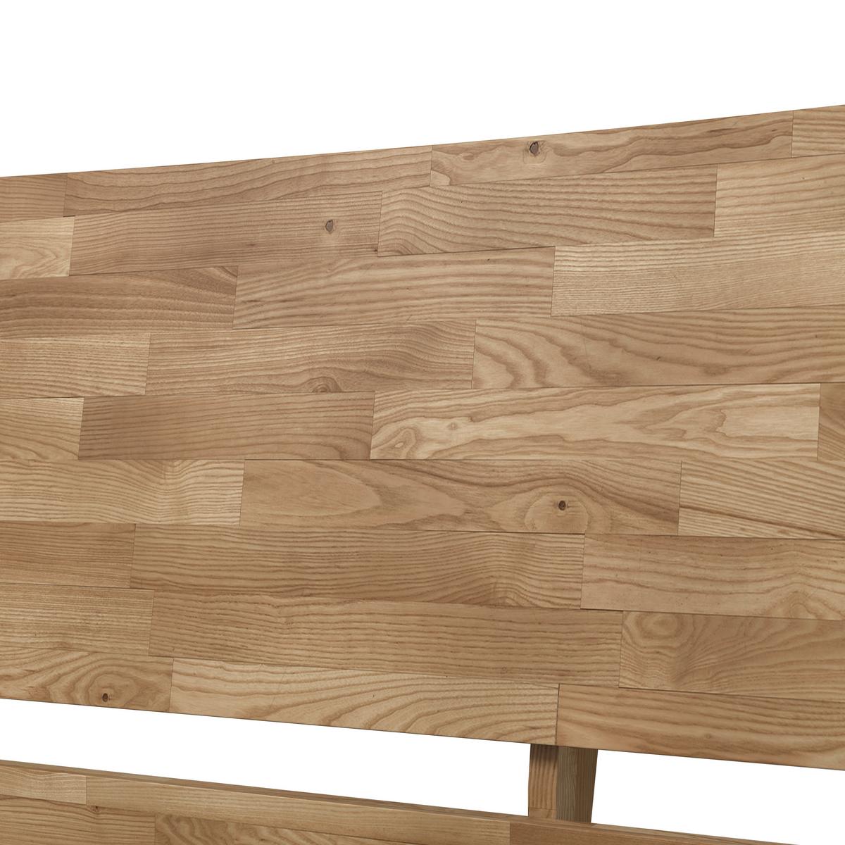 Drevená posteľ DANZIG 160x200 cm, lakovaná - divoký dub, Modern, drevo (160/200cm) - Bessagi Home