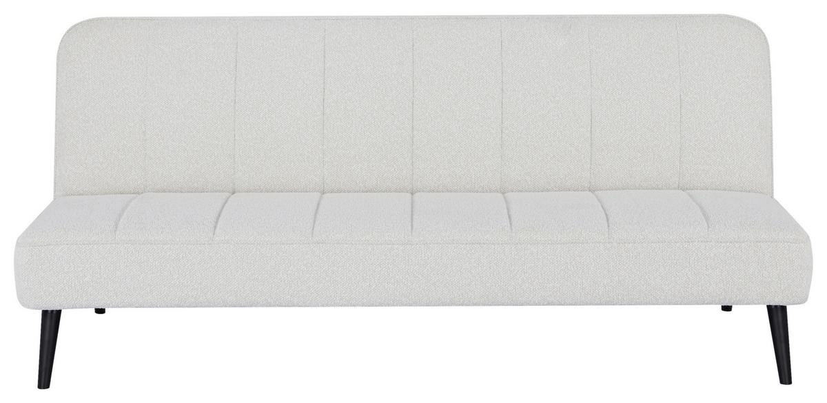 Schlafsofa Lino Beige B: 192 Cm - Beige/Schwarz, Design, Holz/Textil (192/82/90cm) - Livetastic