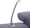 Heimkino-Sofa Nightline - Chromfarben/Grau, MODERN, Textil/Metall (214/80/104cm) - MID.YOU