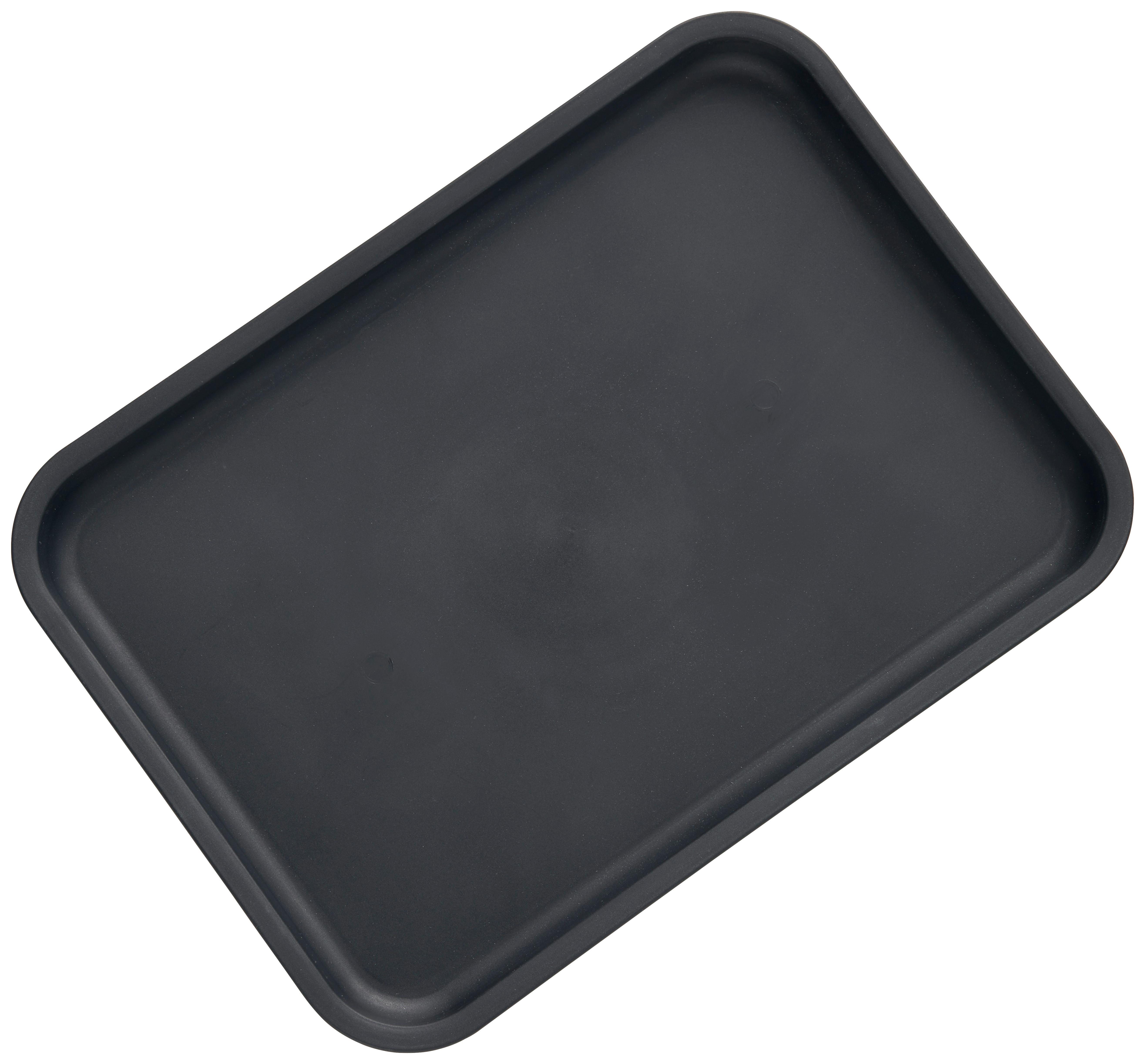 Servírovací podnos UTE - čierna, Konventionell, plast (36,4/26,3/2,2cm) - Based