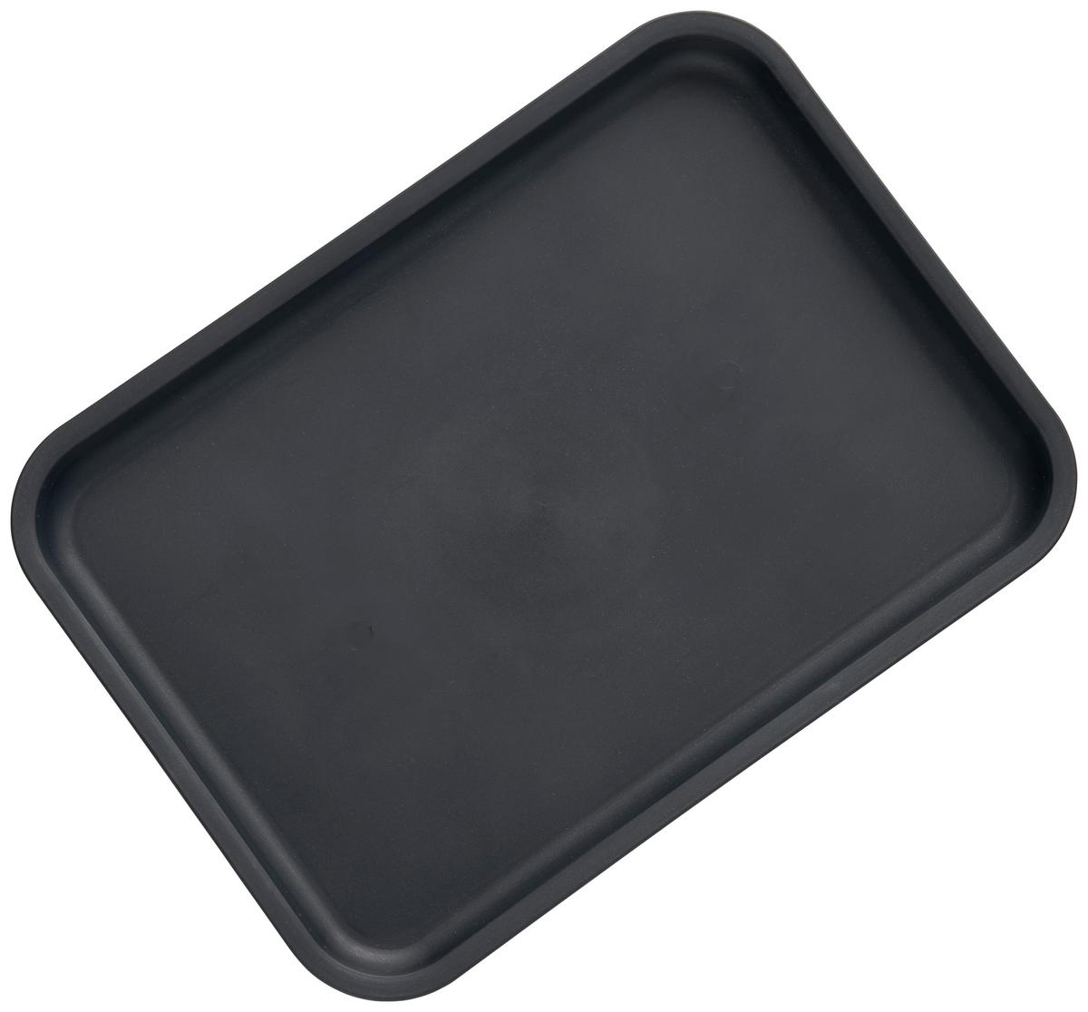 Servírovací podnos UTE - čierna, Konventionell, plast (36,4/26,3/2,2cm) - Based