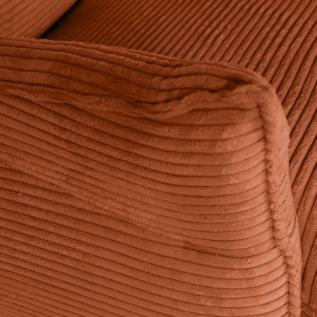 Ohrensessel Lorris - Rostfarben/Schwarz, KONVENTIONELL, Textil (83/110/92cm) - MID.YOU