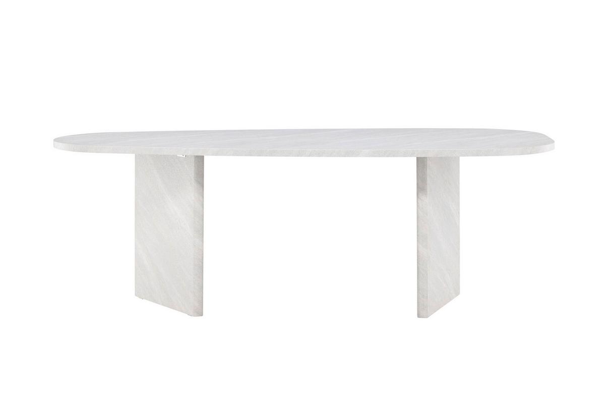 ESSTISCH Grönvik Weiß L: 220cm - Weiß, MODERN, Holz (220/100/75cm) - Livetastic