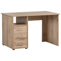 Schreibtisch B 115,8cm H 74cm Niels, Wild Eiche Dekor - Wildeiche, MODERN, Holzwerkstoff (70/115,8/74cm) - MID.YOU