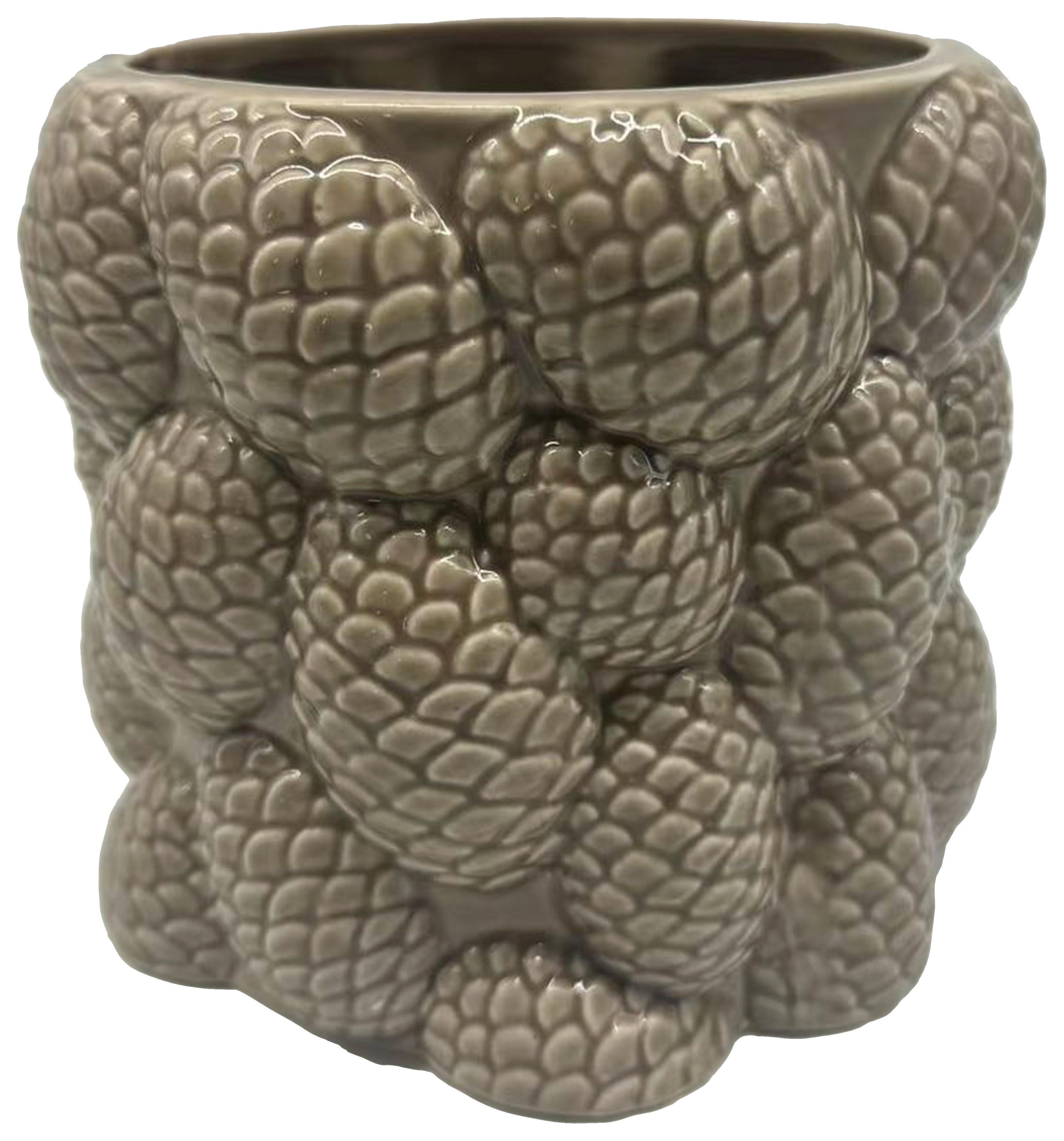 Váza PINECONE - hnědá, Konvenční, keramika (18/15,5/17,5cm) - Mömax
