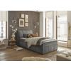 Boxbett Mit Topper+bettkasten 120x200cm Valencia - Schwarz/Graphitfarben, MODERN, Holzwerkstoff/Textil (120/200cm) - MID.YOU