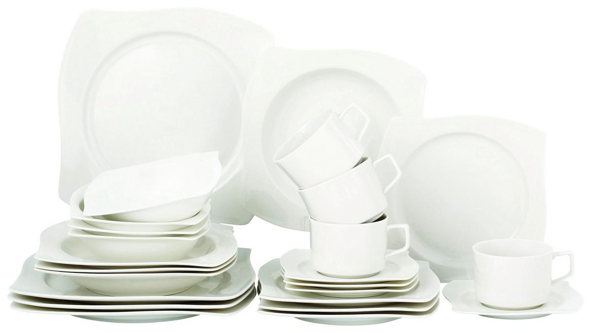 Kombiservice Katalina - Weiß, Basics, Keramik (42/17.5/28cm) - James Wood